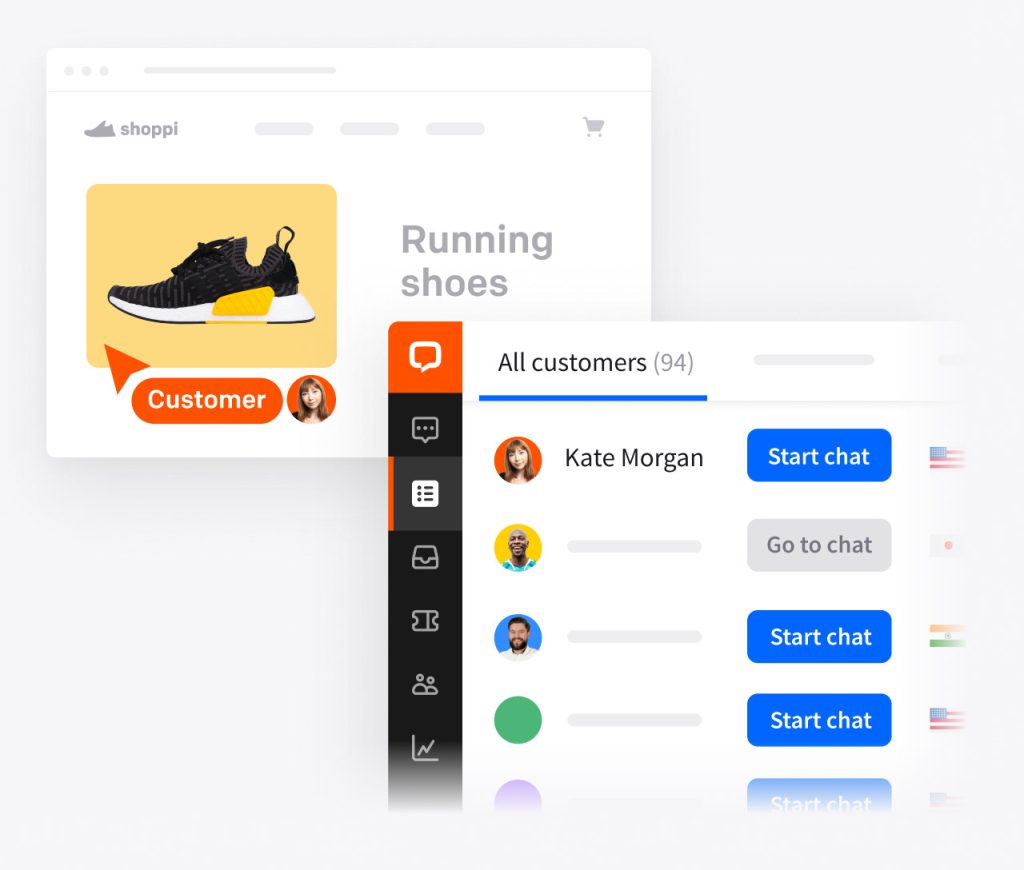 Live chat e-commerce marketing