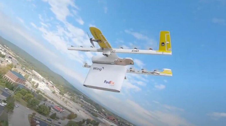 fedex drones