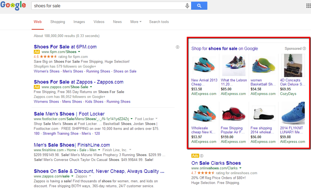 google shopping campaigns