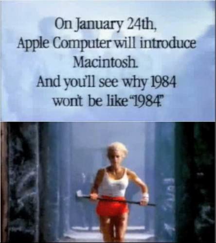 apple mac superbowl commercial 1984