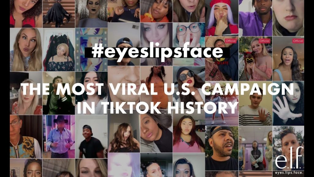 tiktok eyeslipsface campaign