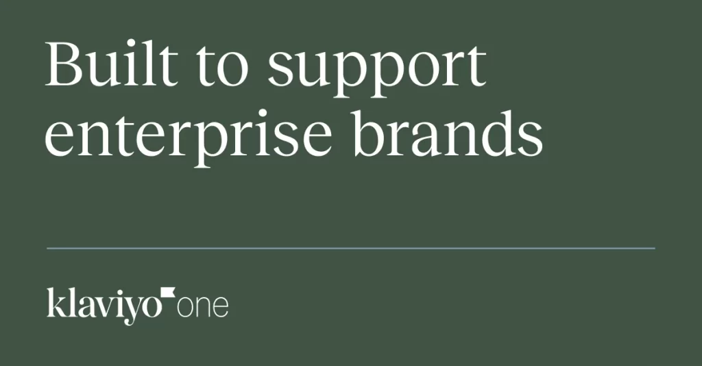 Klaviyo One Post Launch