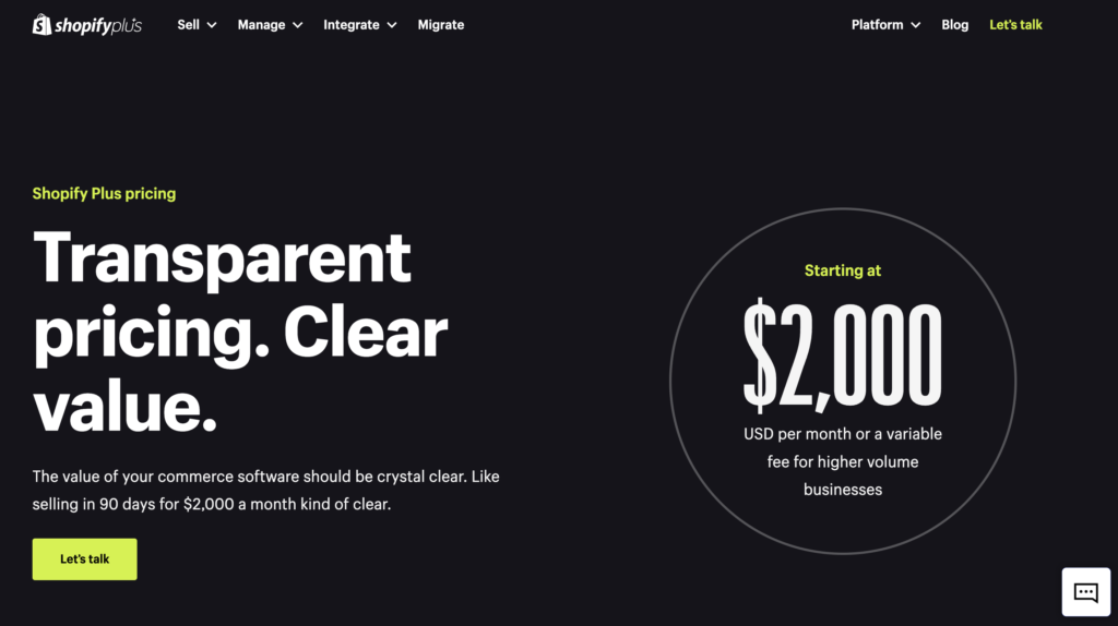 shopify plus solutions