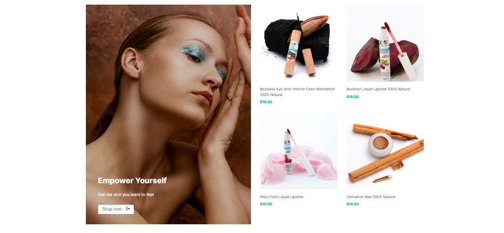 Vegan Beauty WordPress Ecommerce Web Development