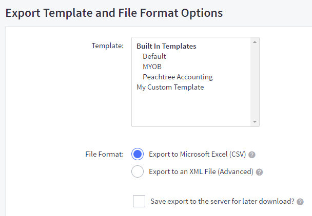 Export BigCommerce Orders