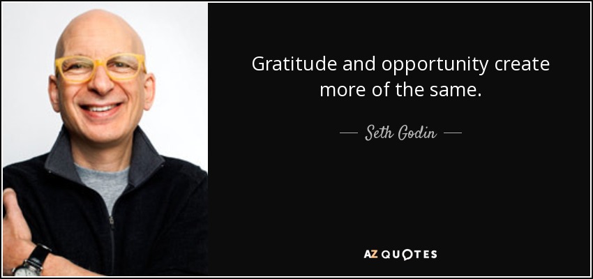 Expressing gratitude and seizing opportunities attract further abundance.