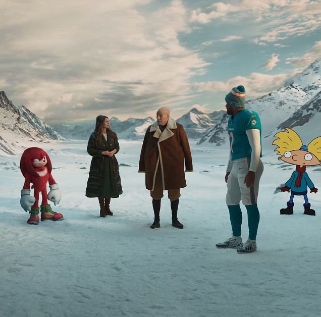 Paramount Plus' Sir Patrick Stewart throws a Hail Arnold