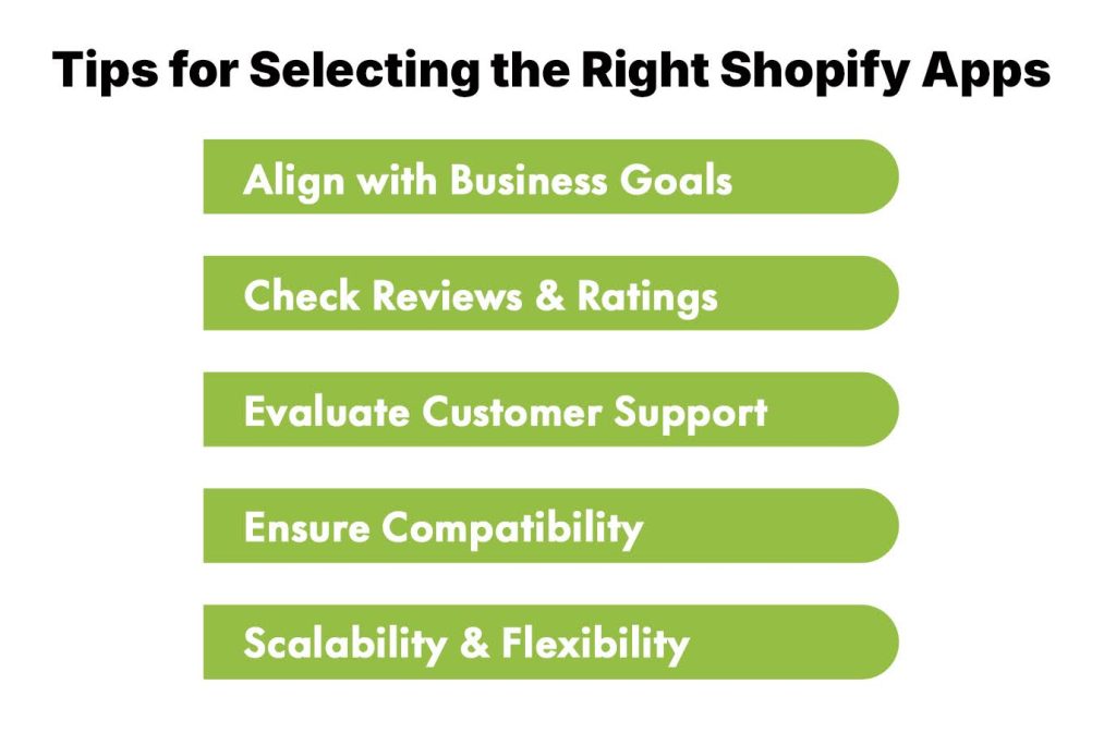 Tips for Selecting the Right Shopify Apps