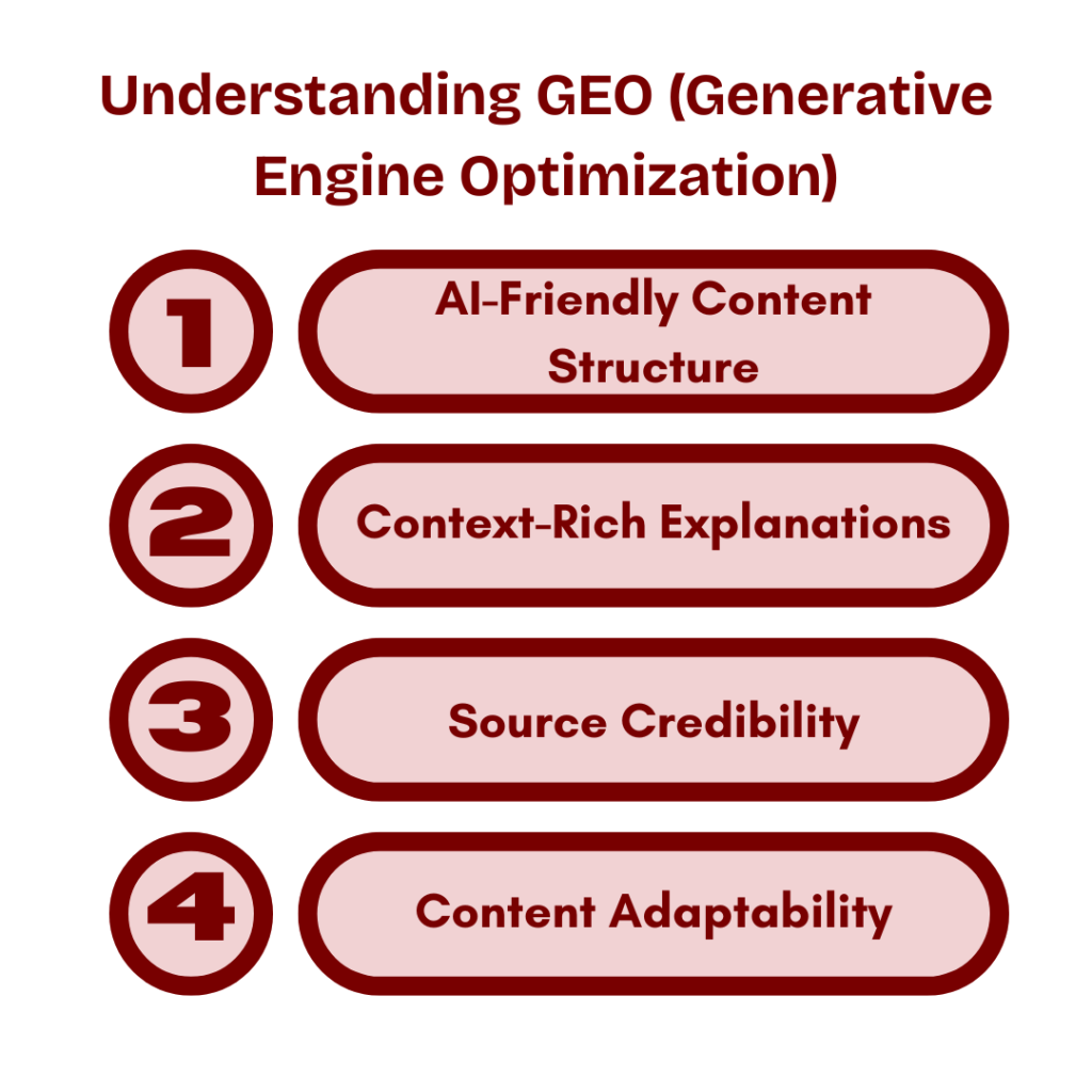 Understanding GEO Generative Engine Optimization