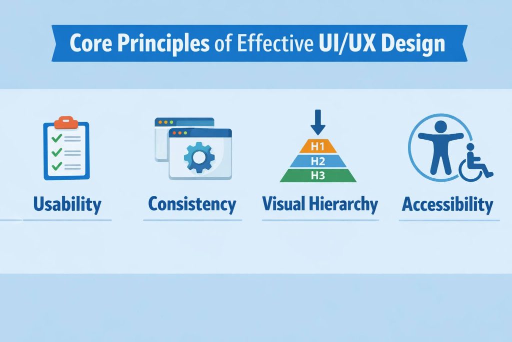 Core Principles of Effective UI/UX Design