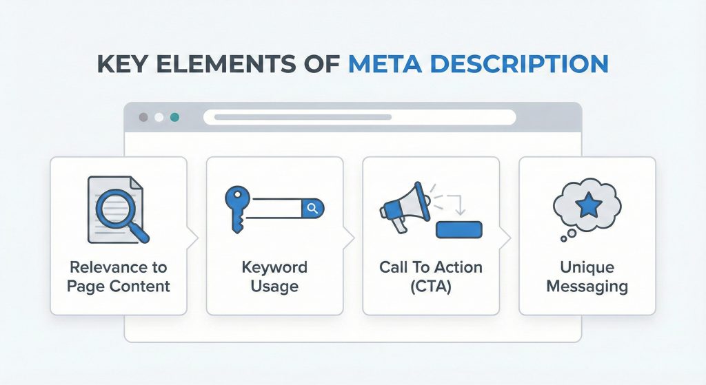 Key Elements of Meta Description