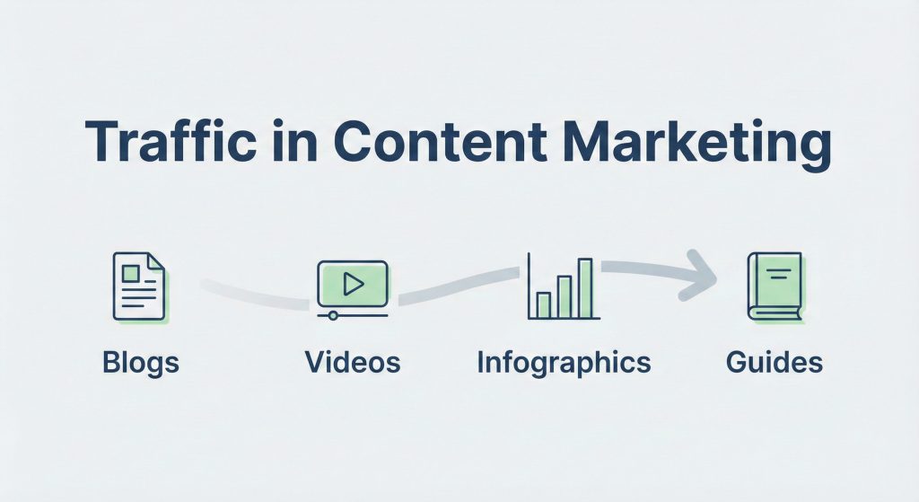 Traffic in Content Marketing