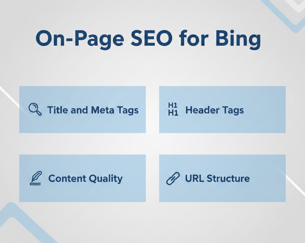 On Page SEO for Bing