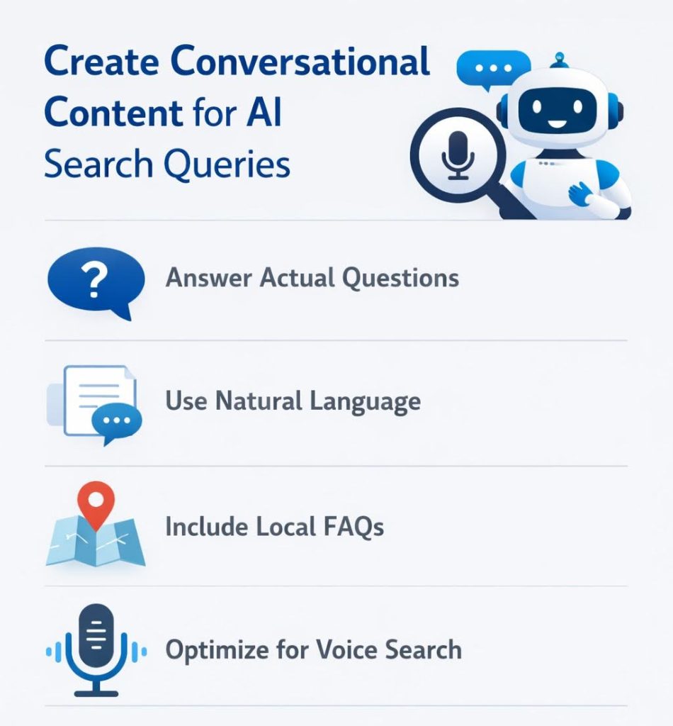 Create Conversational Content for AI Search Queries