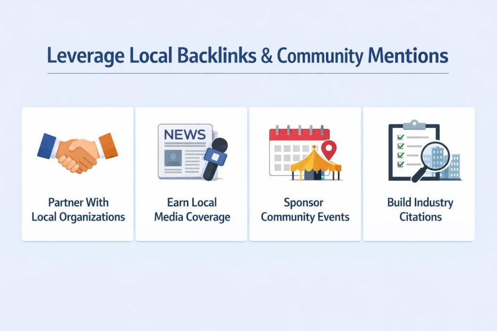 Leverage Local Backlinks & Community Mentions