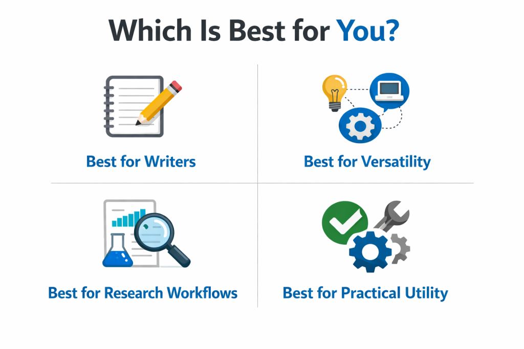 Which Is Best for You?