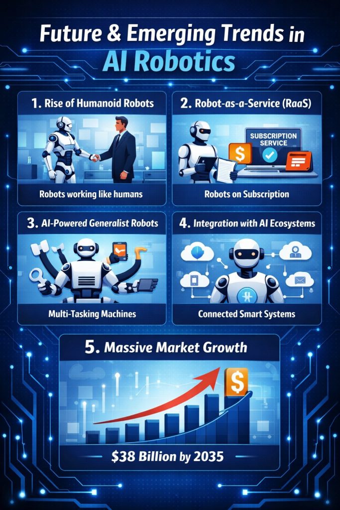 Future trends in AI robotics
