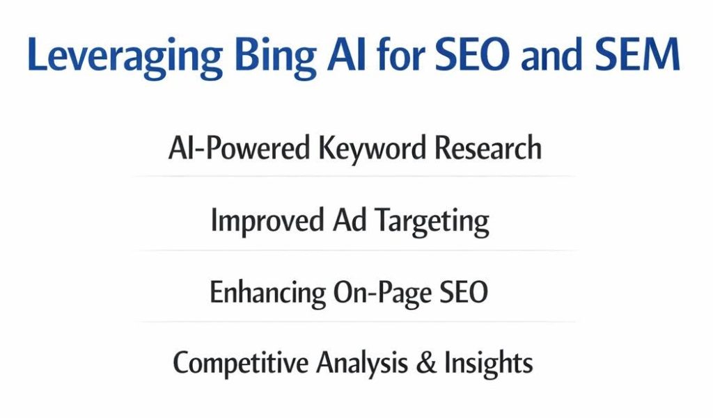 Leveraging Bing AI for SEO and SEM