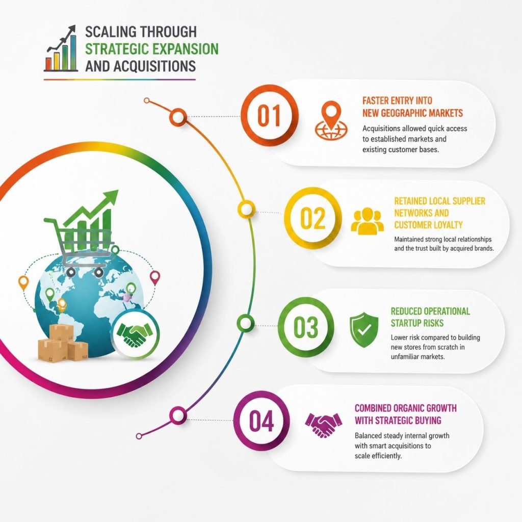 Scaling Through Strategic Expansion and Acquisitions
