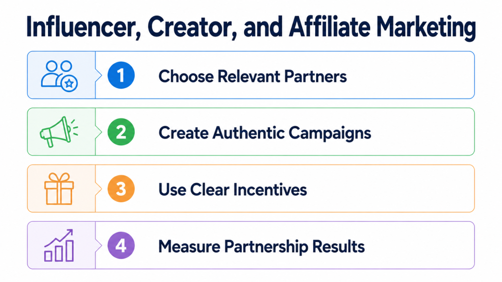 Influencer, Creator, and Affiliate Marketing