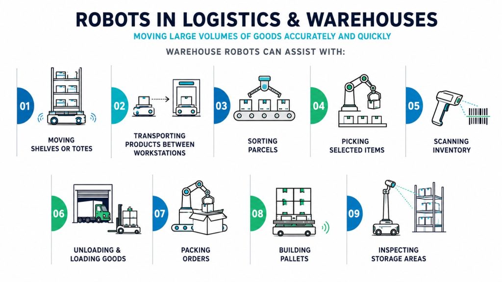 Robots in Logistics & Warehouses