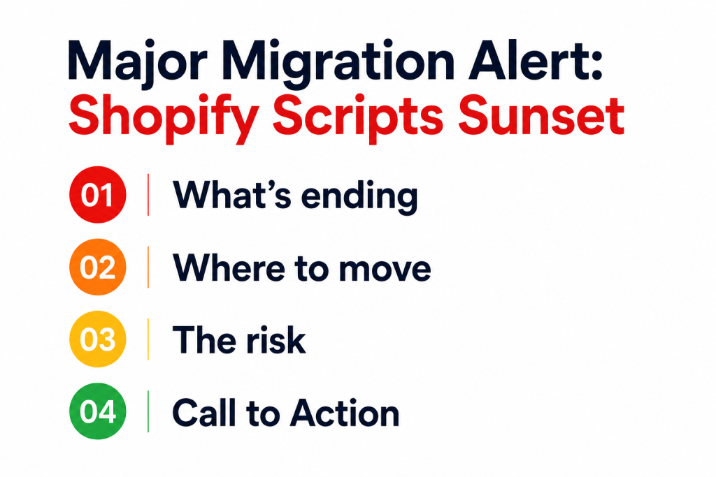 Major Migration Alert: Shopify Scripts Sunset