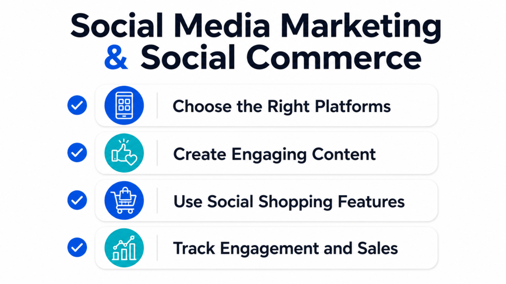 Social Media Marketing and Social Commerce