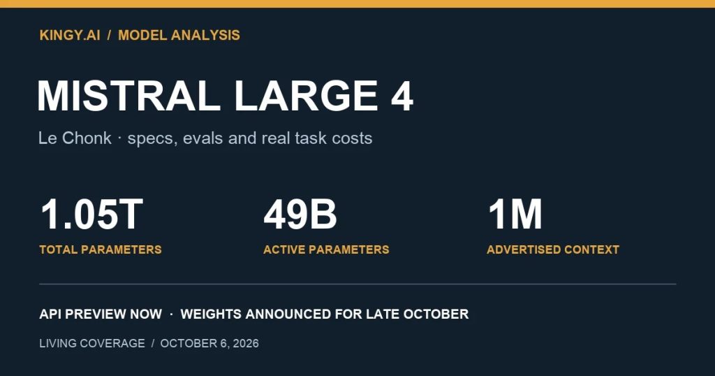 What Is Mistral Large 4